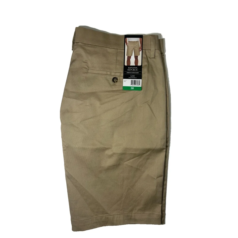 Banana Republic Men's Stretch Chino Shorts Khaki Size 38